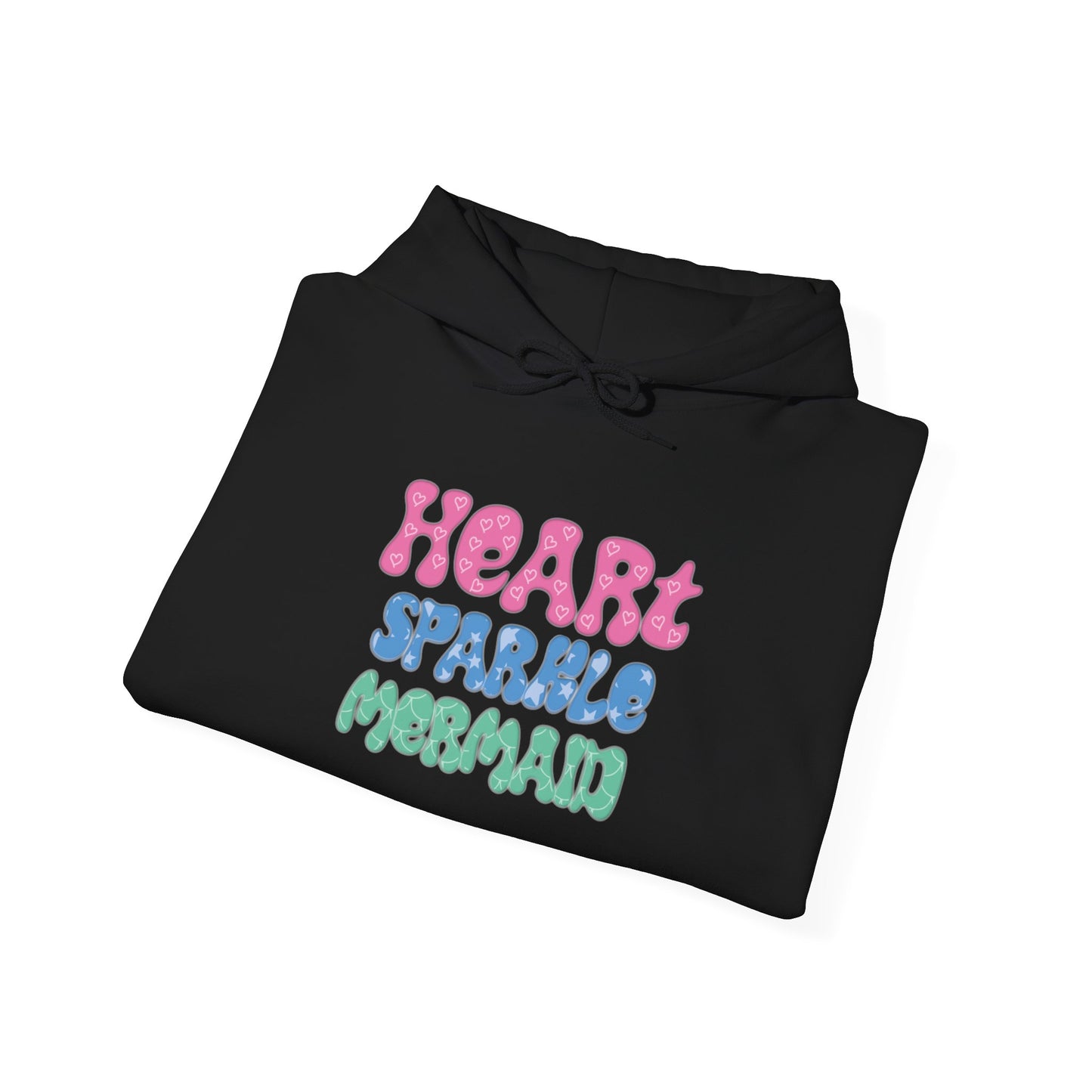 Heart Sparkle Mermaid Hoodie