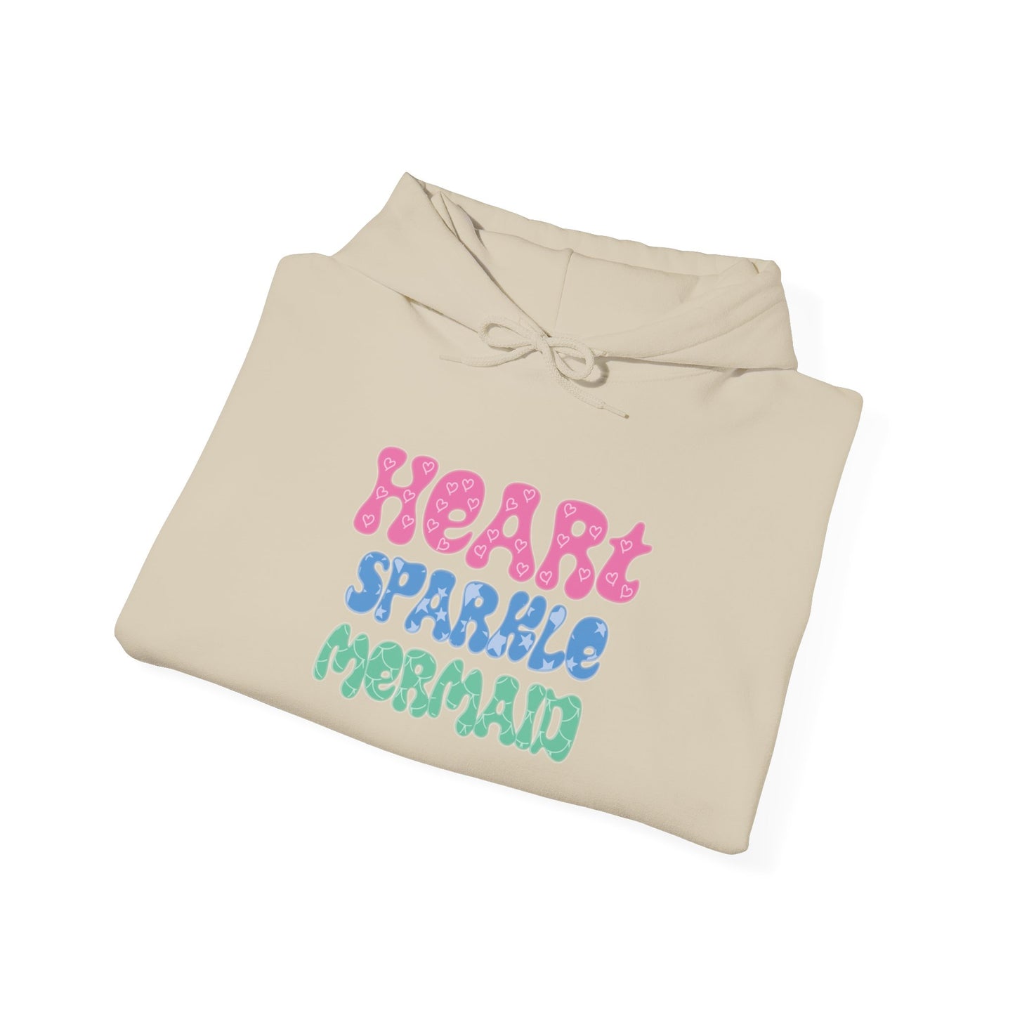 Heart Sparkle Mermaid Hoodie