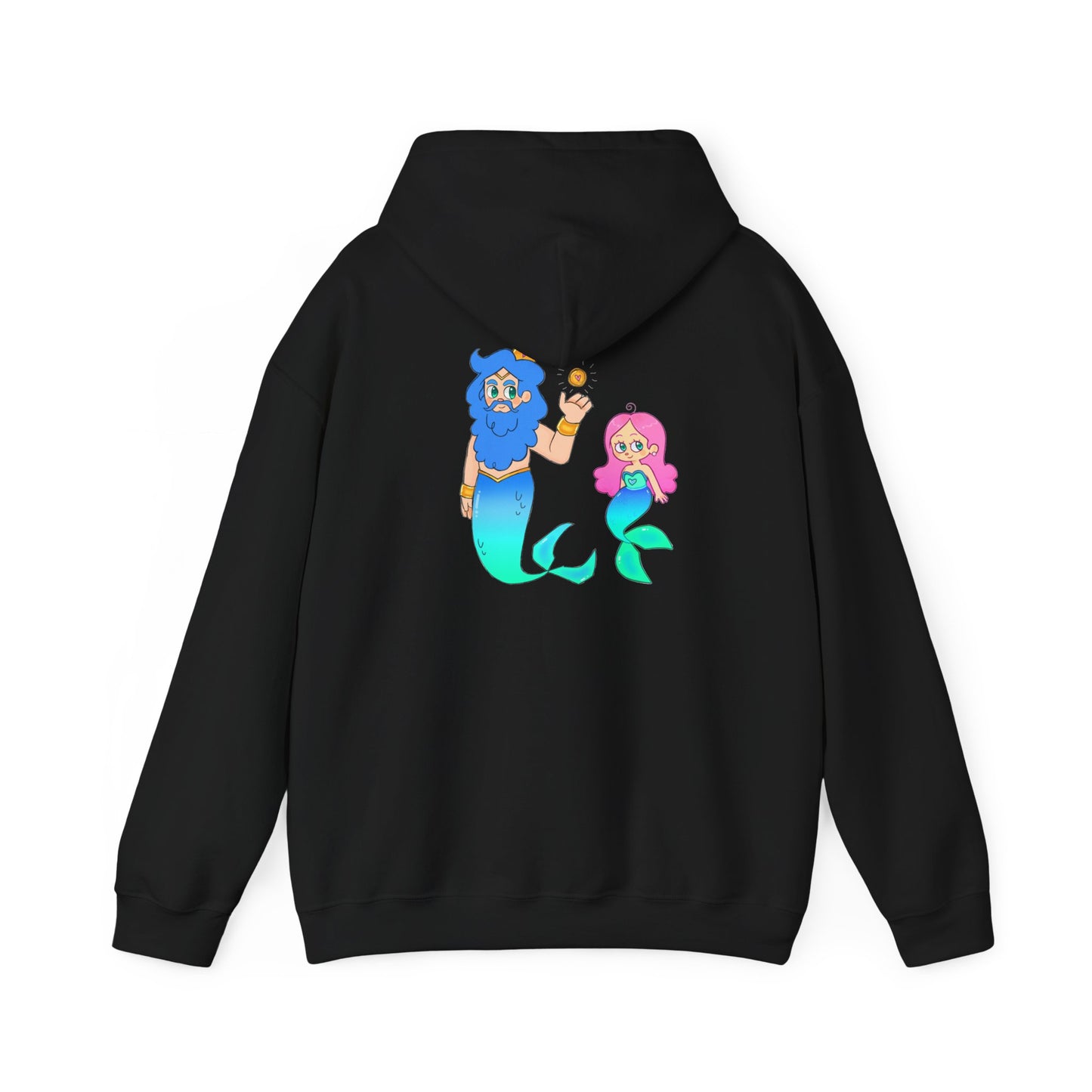 Heart Sparkle Mermaid Hoodie