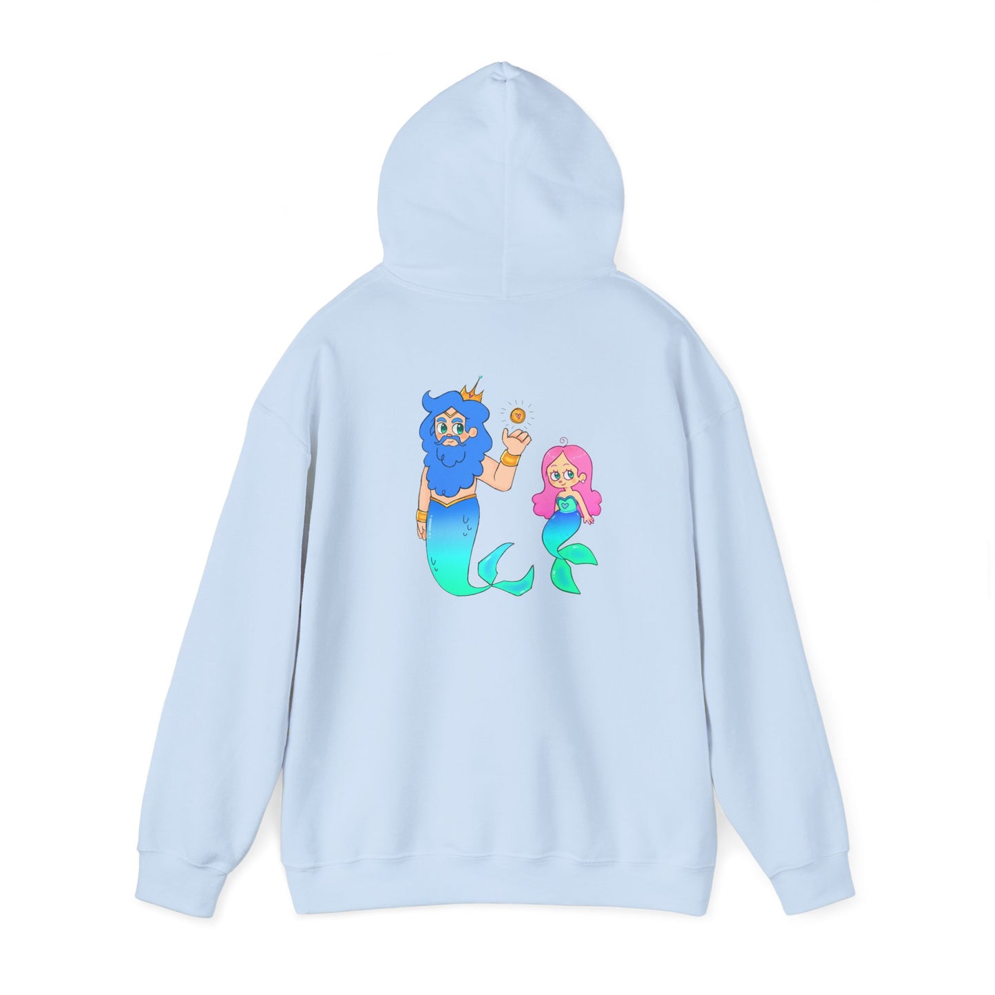 Heart Sparkle Mermaid Hoodie