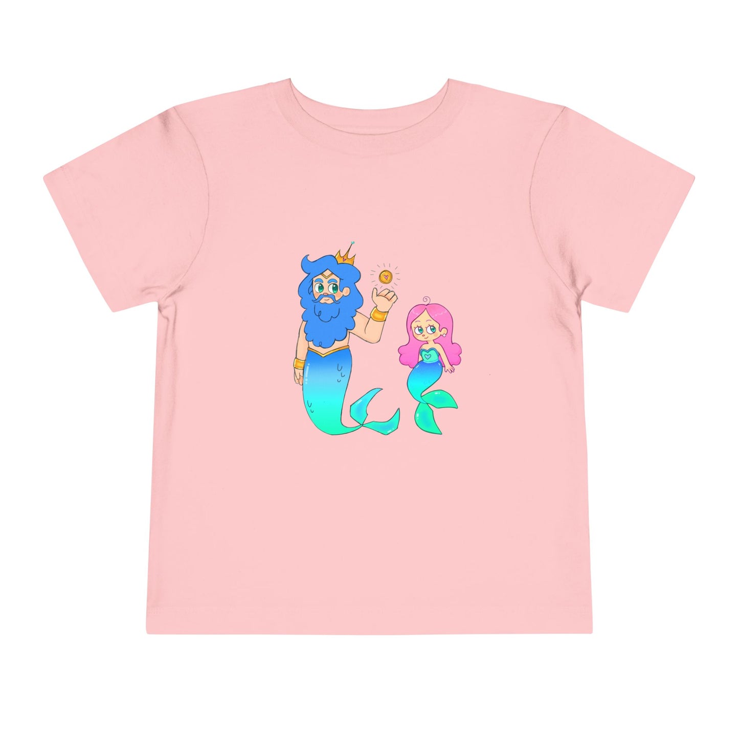 Toddler Tee - Heart Sparkle Mermaid Shirt