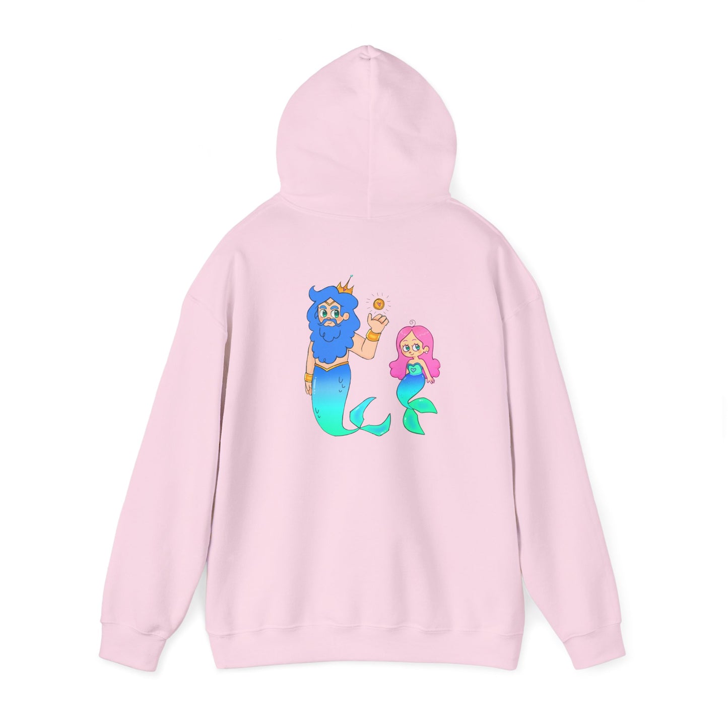 Heart Sparkle Mermaid Hoodie