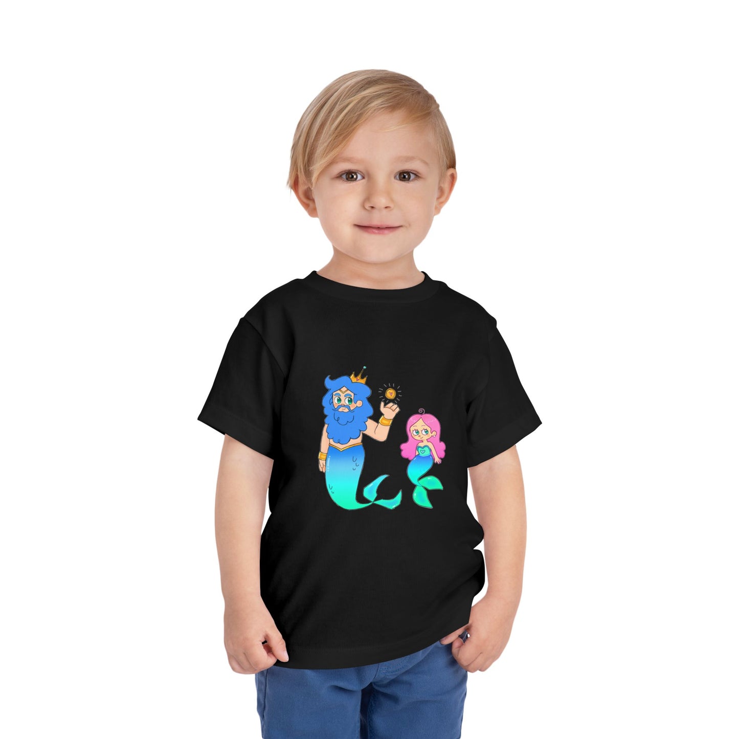 Toddler Tee - Heart Sparkle Mermaid Shirt