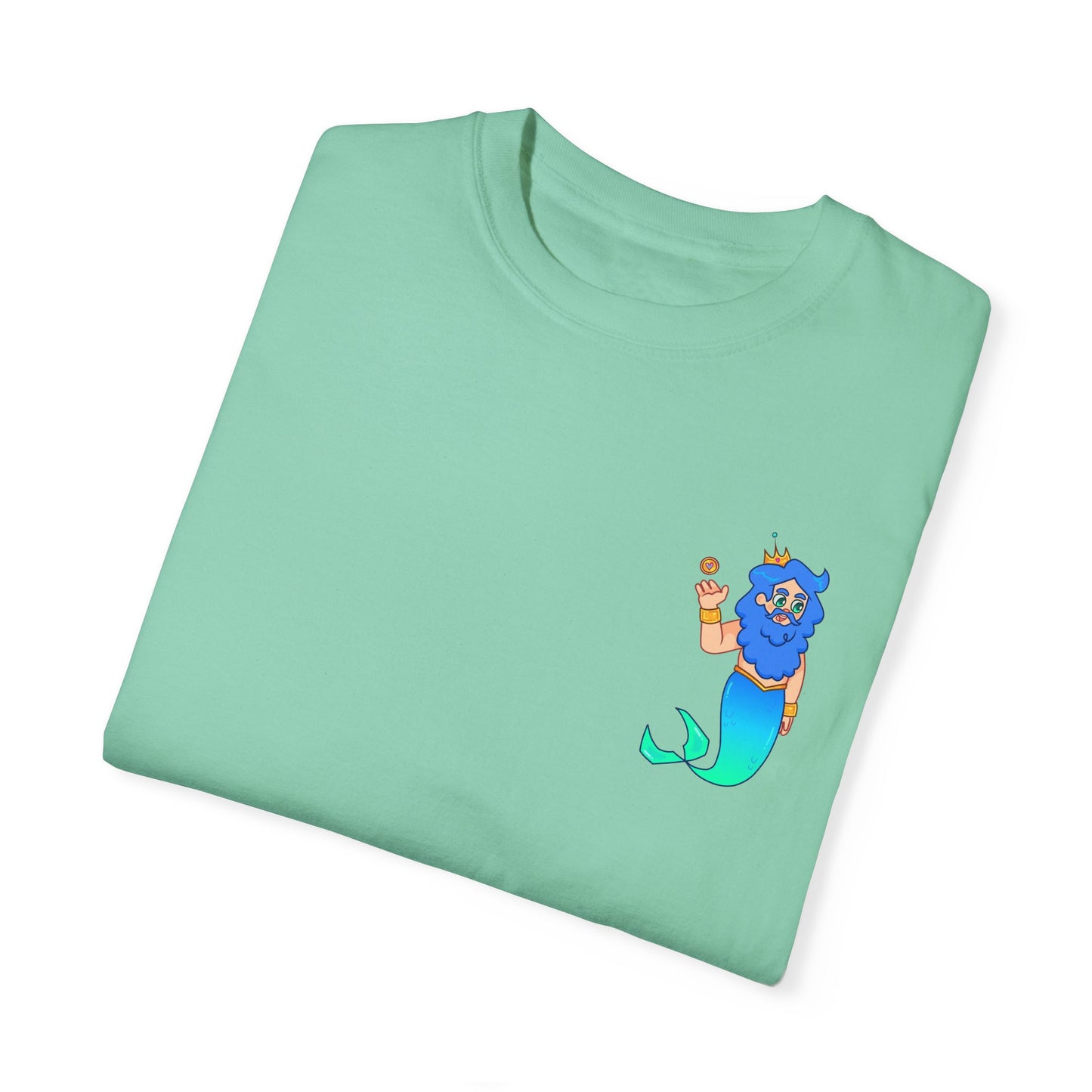 King Lagoon Style T-Shirt - Heart Sparkle Mermaid Design