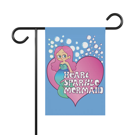 House Banner - Heart Sparkle Mermaid Garden Cute Design