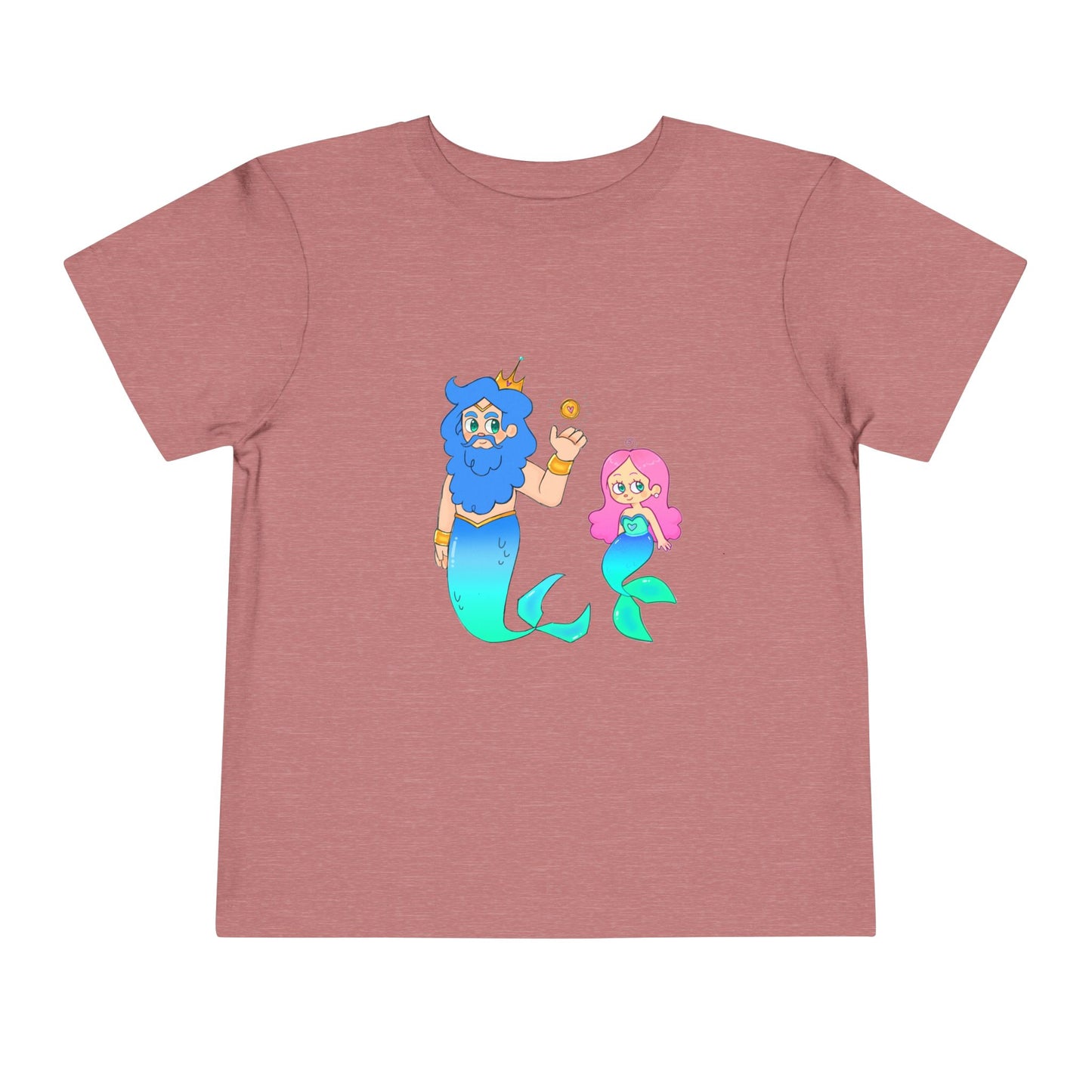 Toddler Tee - Heart Sparkle Mermaid Shirt