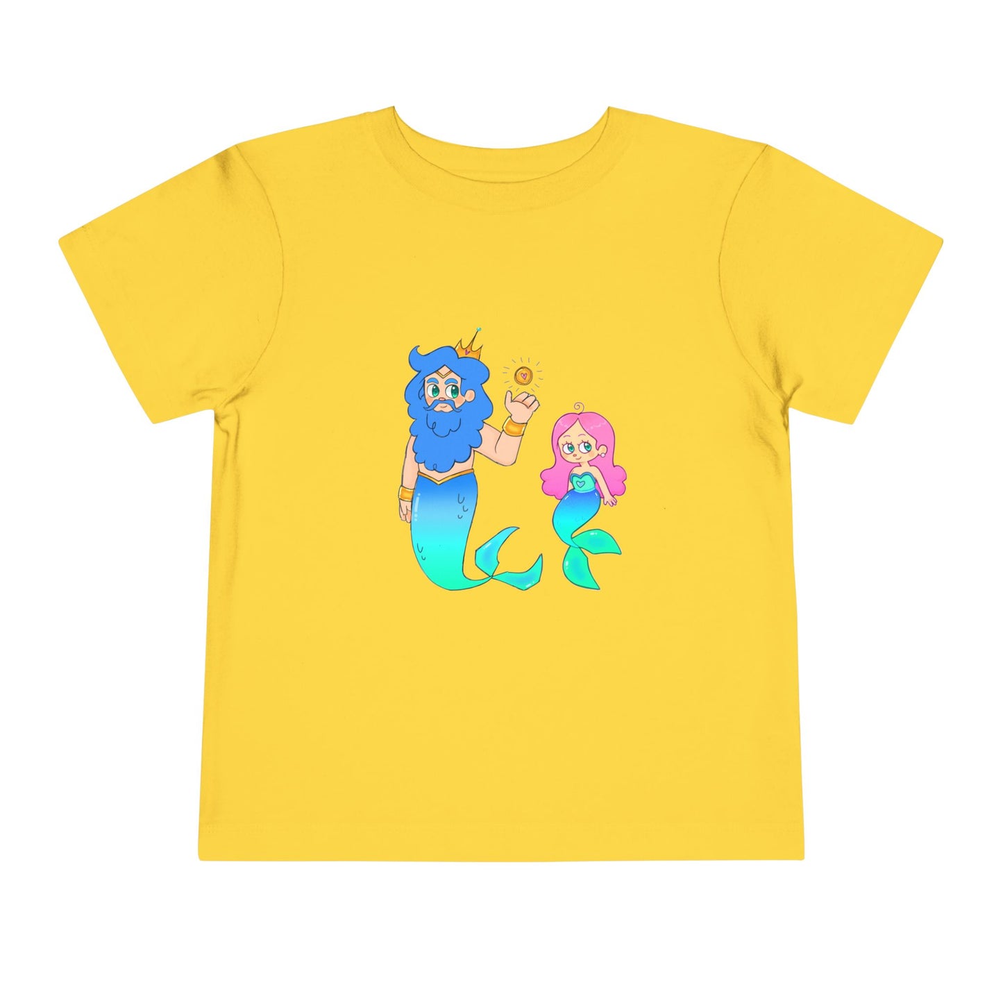 Toddler Tee - Heart Sparkle Mermaid Shirt