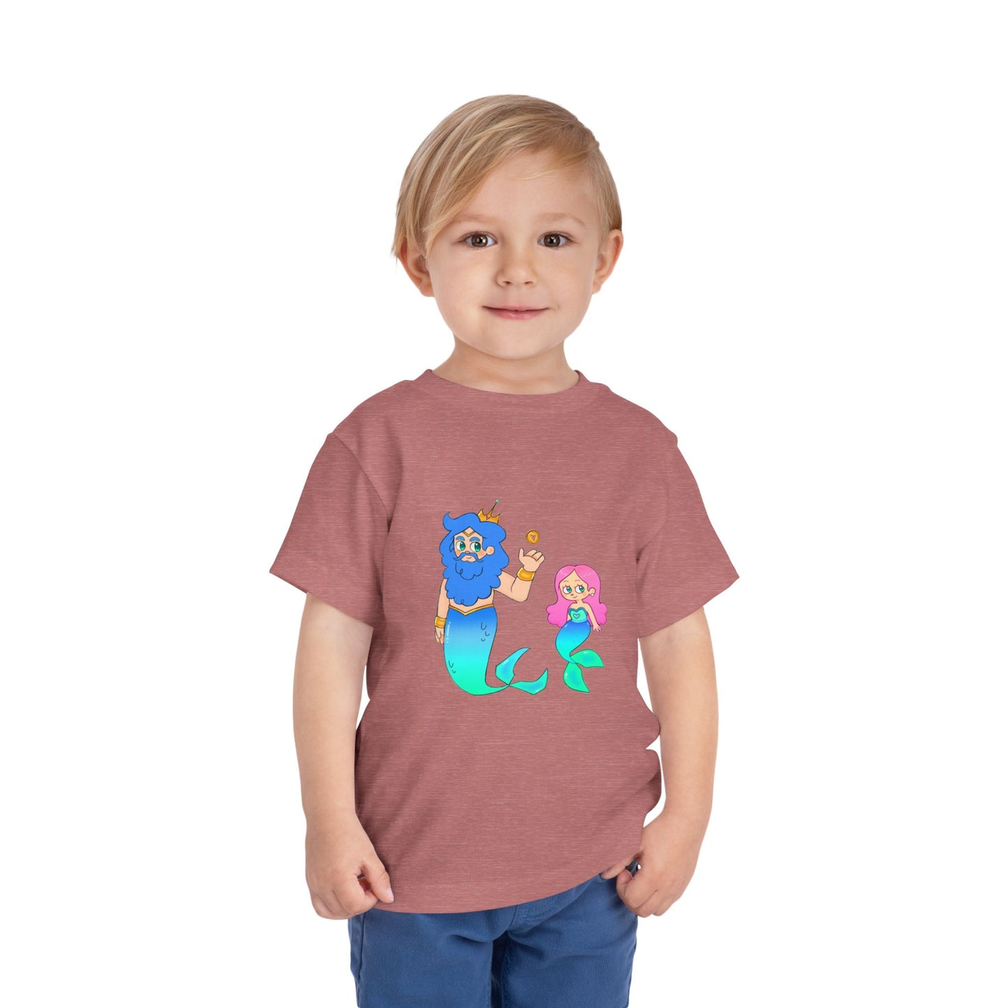 Toddler Tee - Heart Sparkle Mermaid Shirt