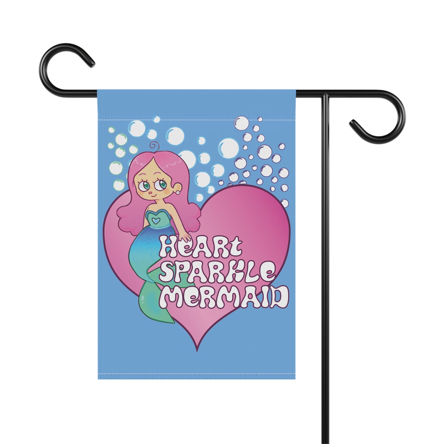 House Banner - Heart Sparkle Mermaid Garden Cute Design