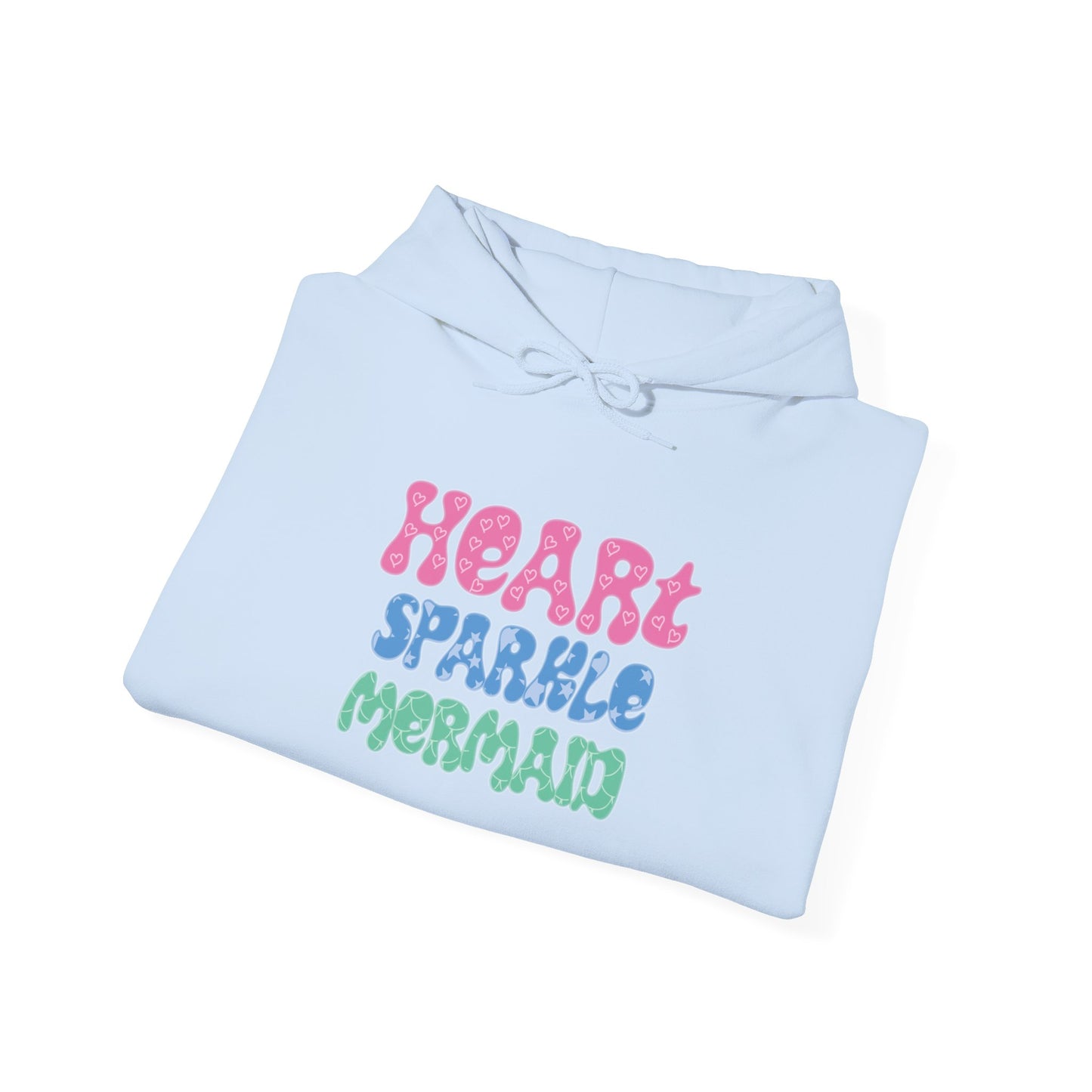 Heart Sparkle Mermaid Hoodie