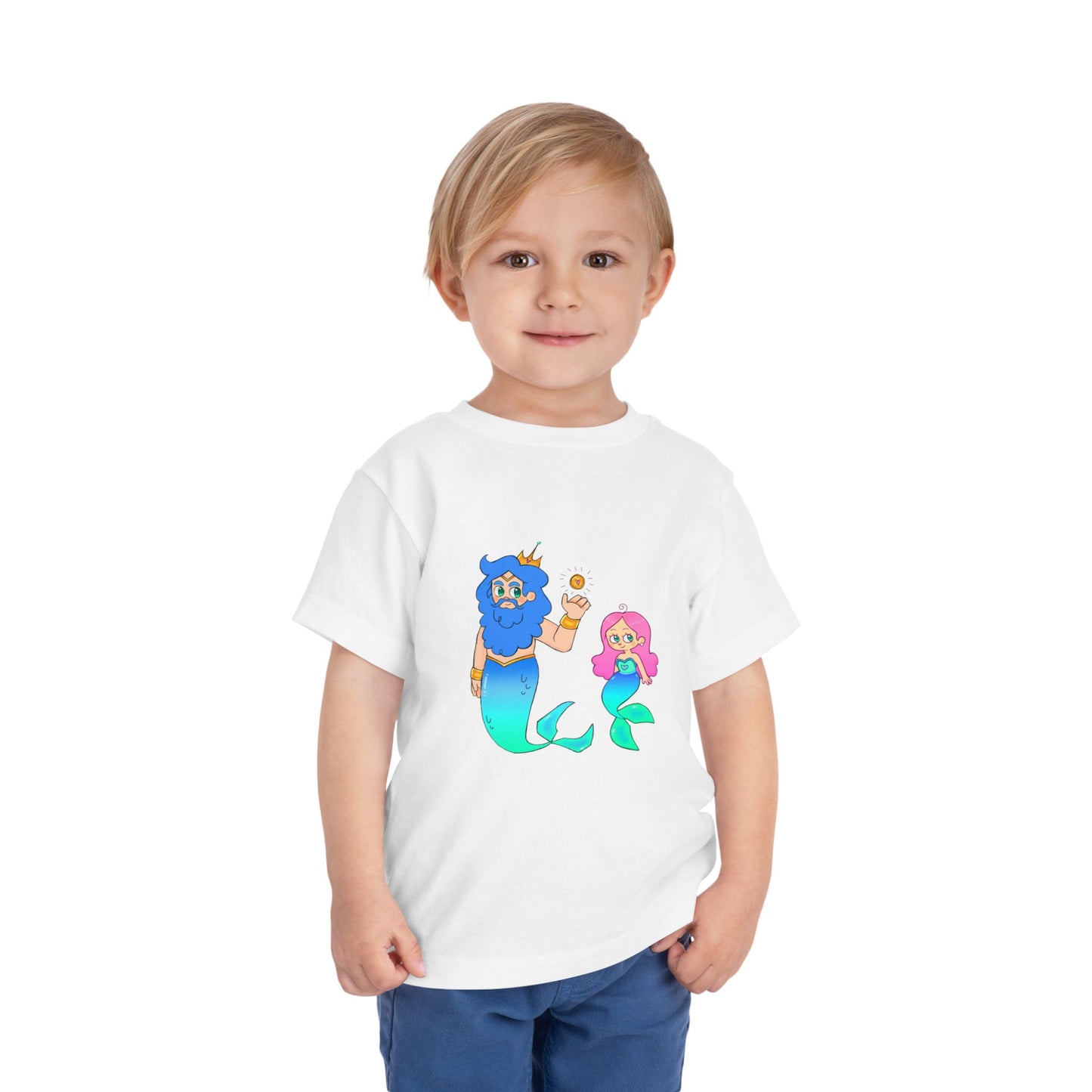 Toddler Tee - Heart Sparkle Mermaid Shirt