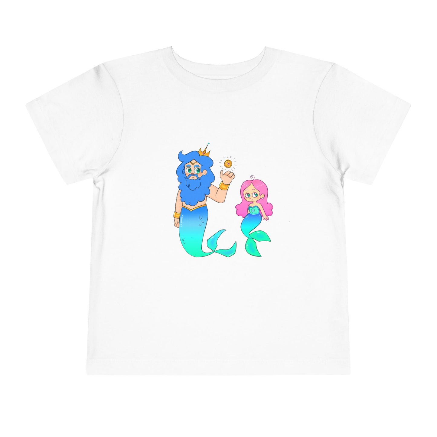 Toddler Tee - Heart Sparkle Mermaid Shirt