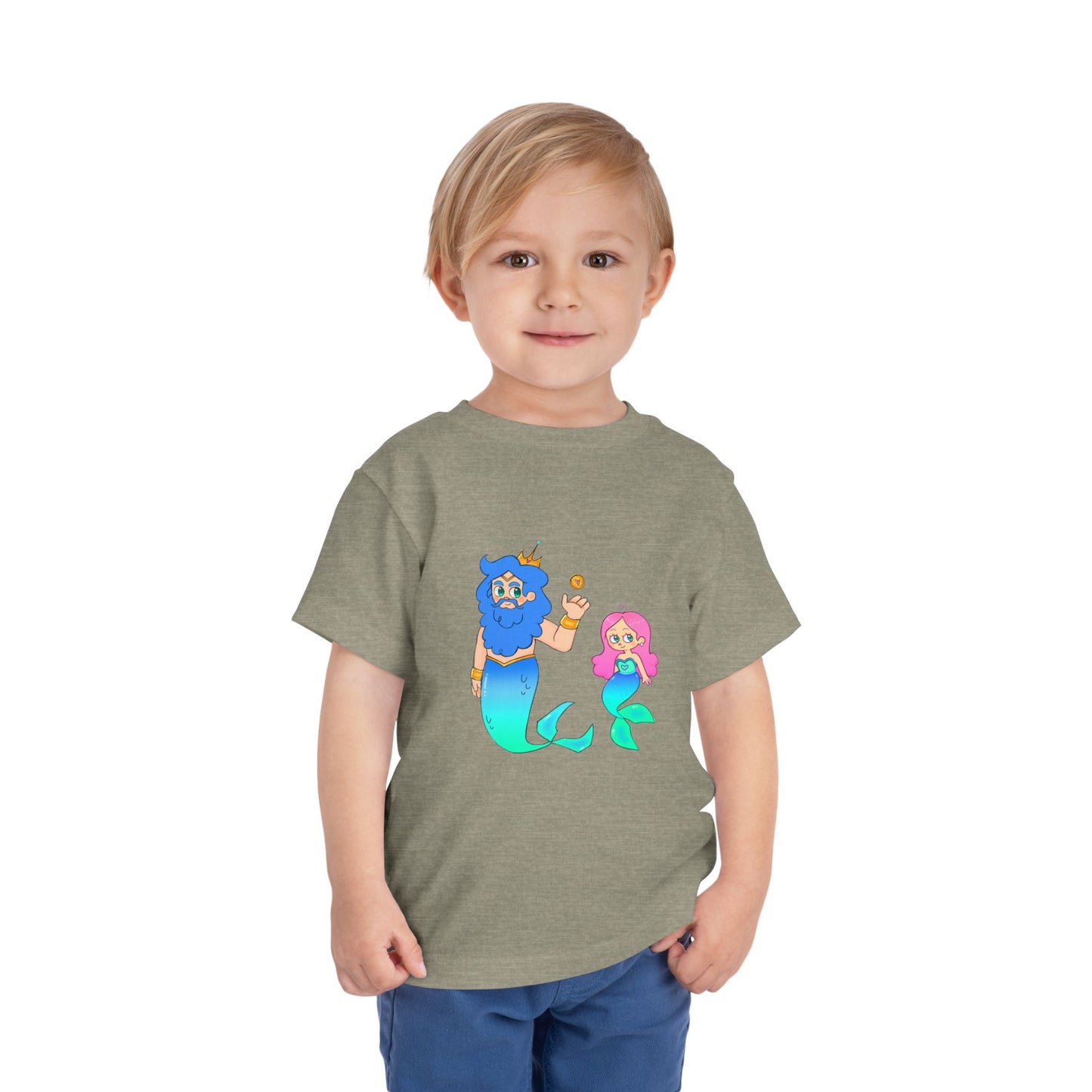 Toddler Tee - Heart Sparkle Mermaid Shirt