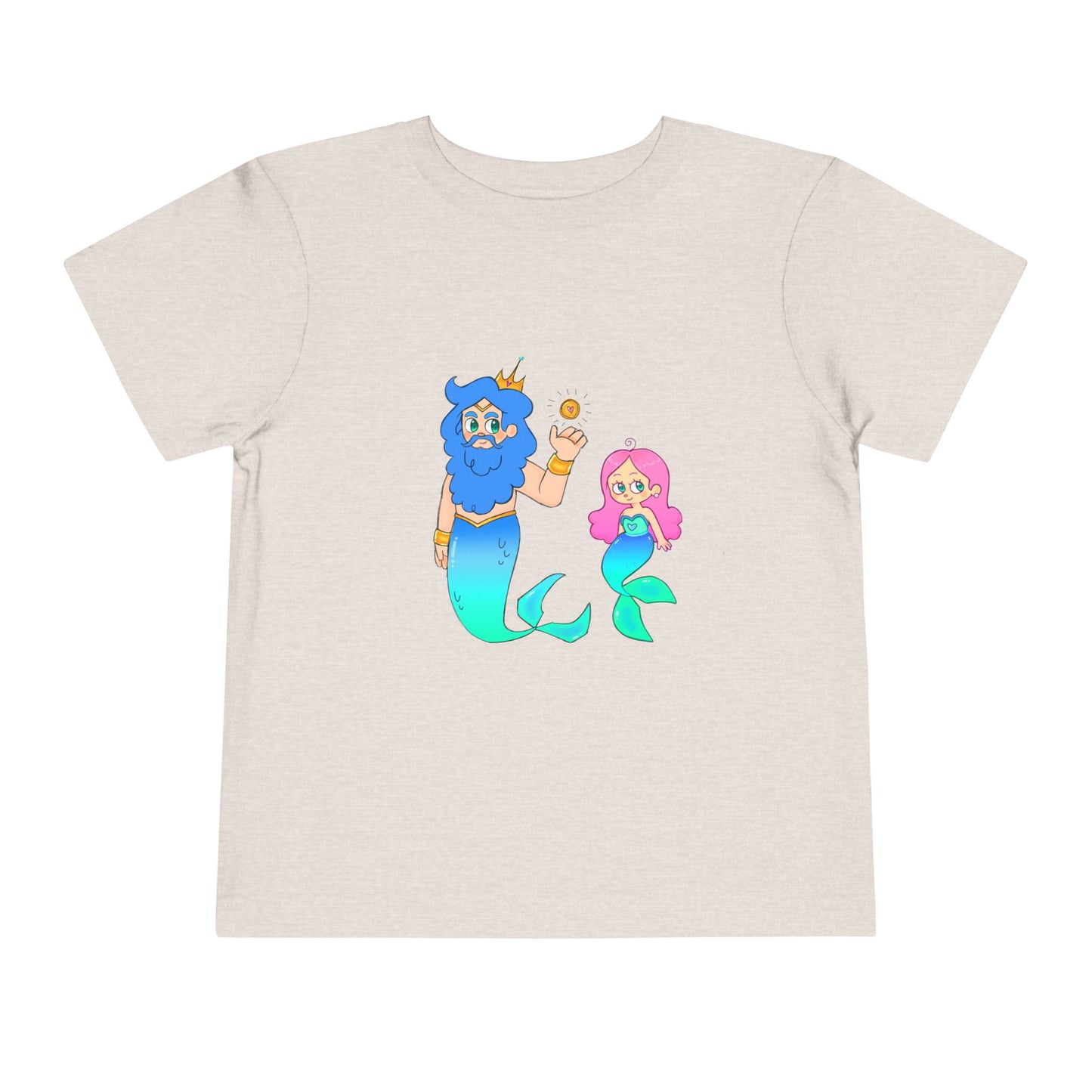 Toddler Tee - Heart Sparkle Mermaid Shirt