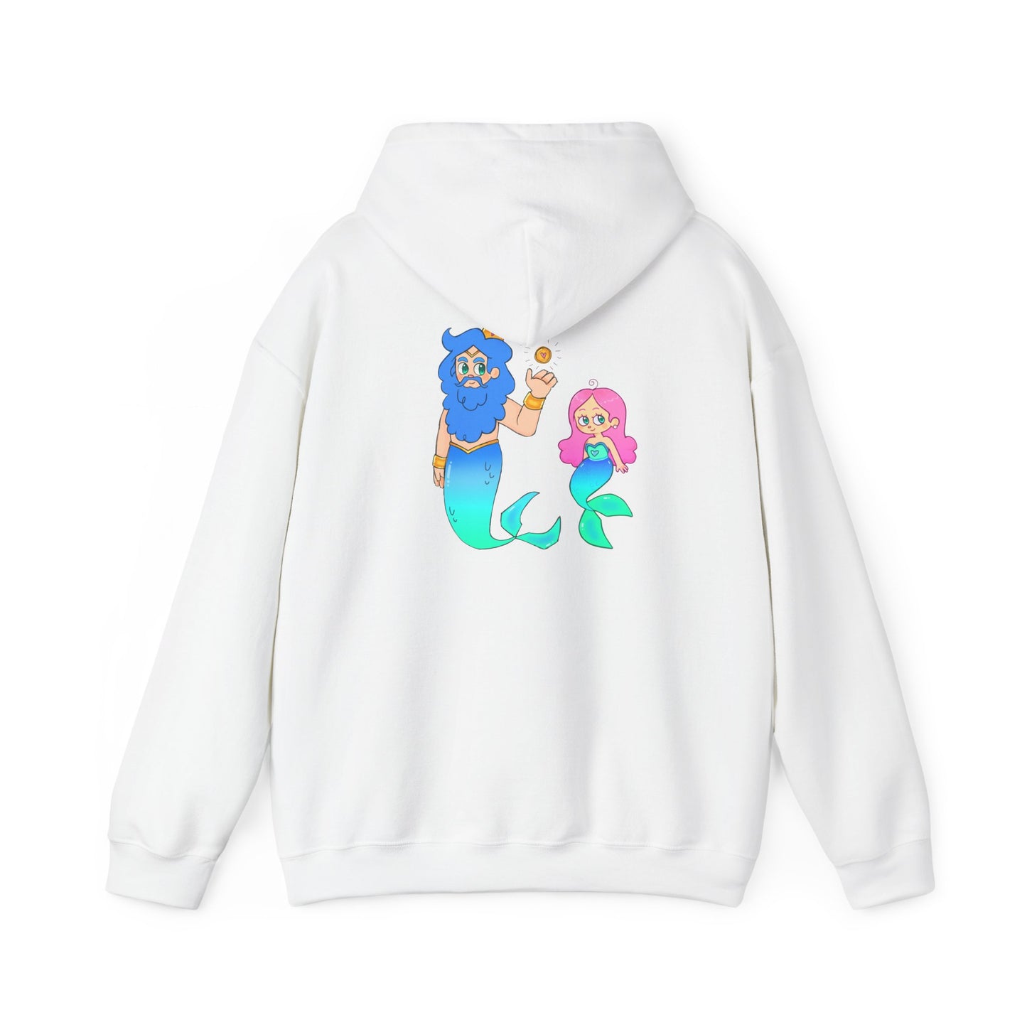 Heart Sparkle Mermaid Hoodie