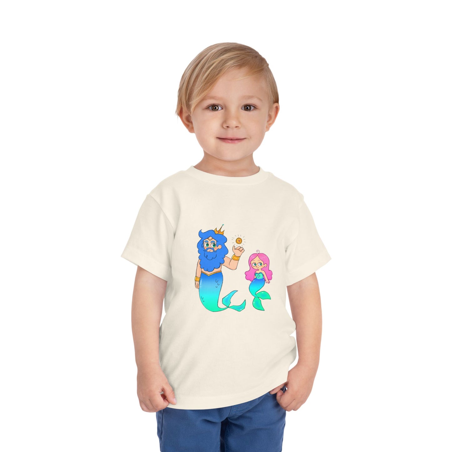 Toddler Tee - Heart Sparkle Mermaid Shirt