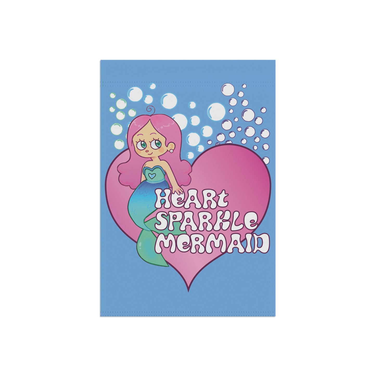 House Banner - Heart Sparkle Mermaid Garden Cute Design