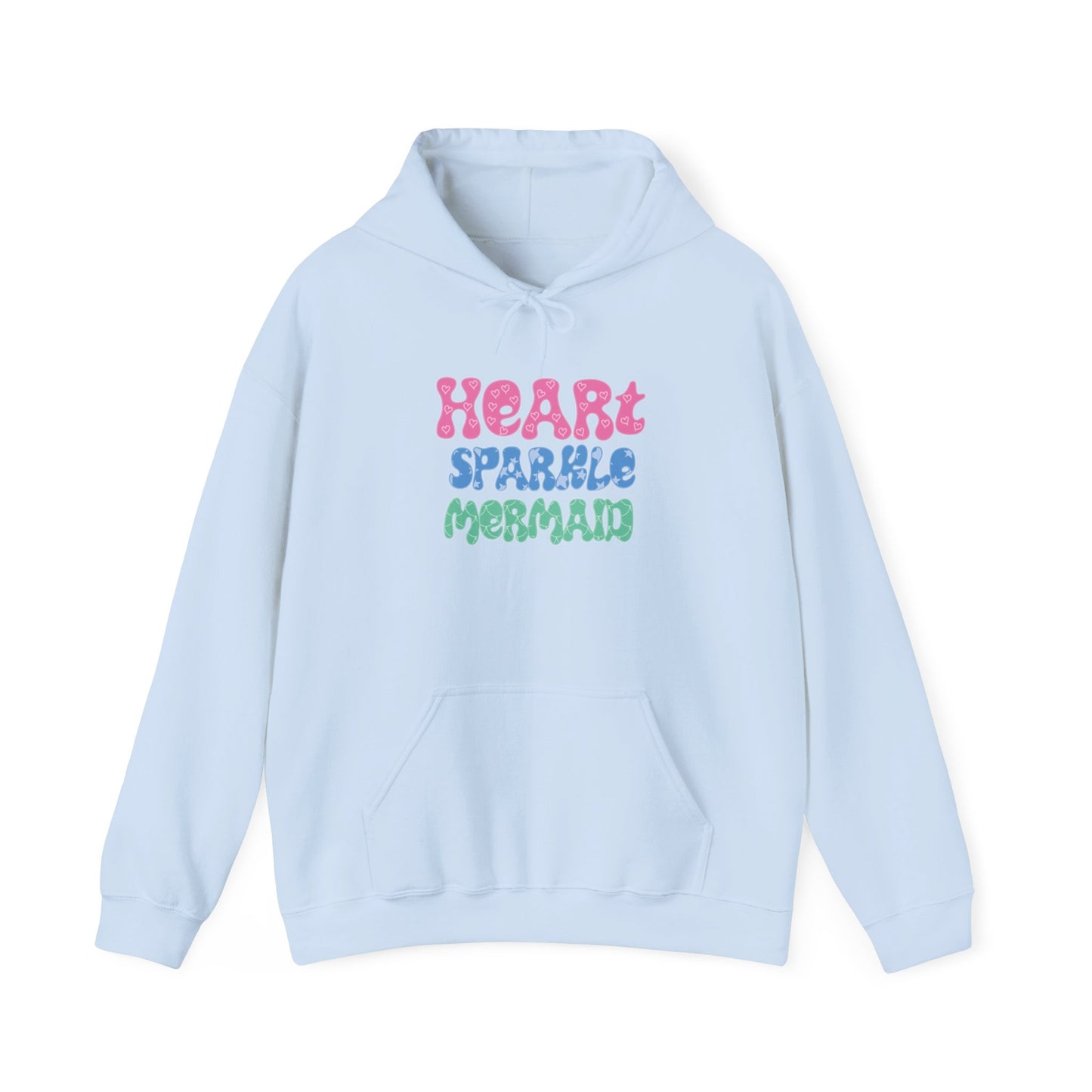 Heart Sparkle Mermaid Hoodie