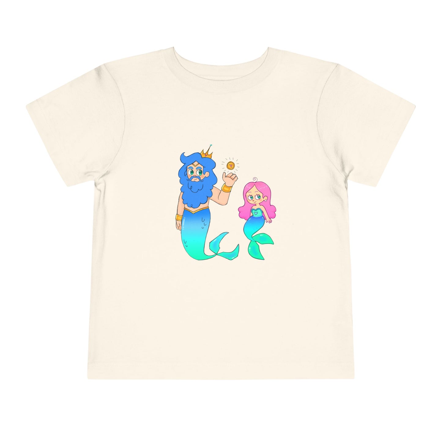 Toddler Tee - Heart Sparkle Mermaid Shirt