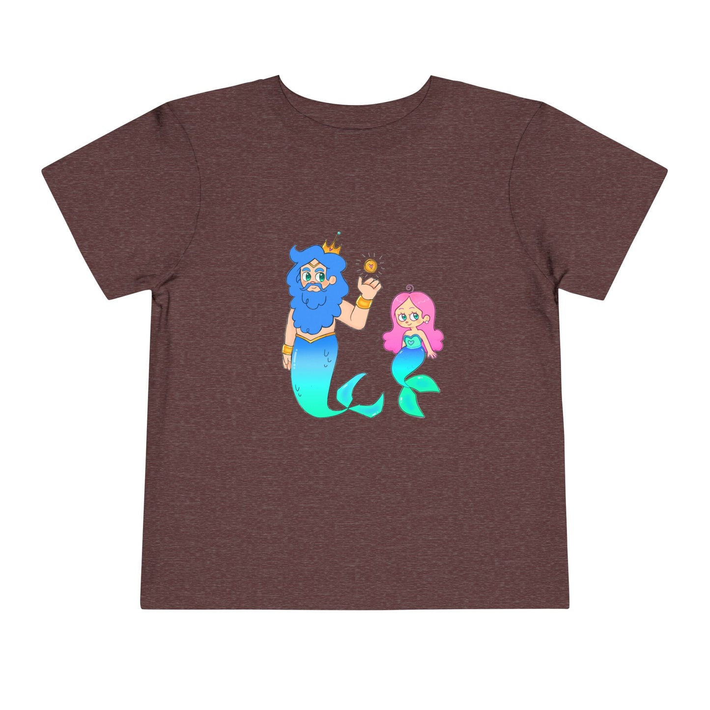 Toddler Tee - Heart Sparkle Mermaid Shirt