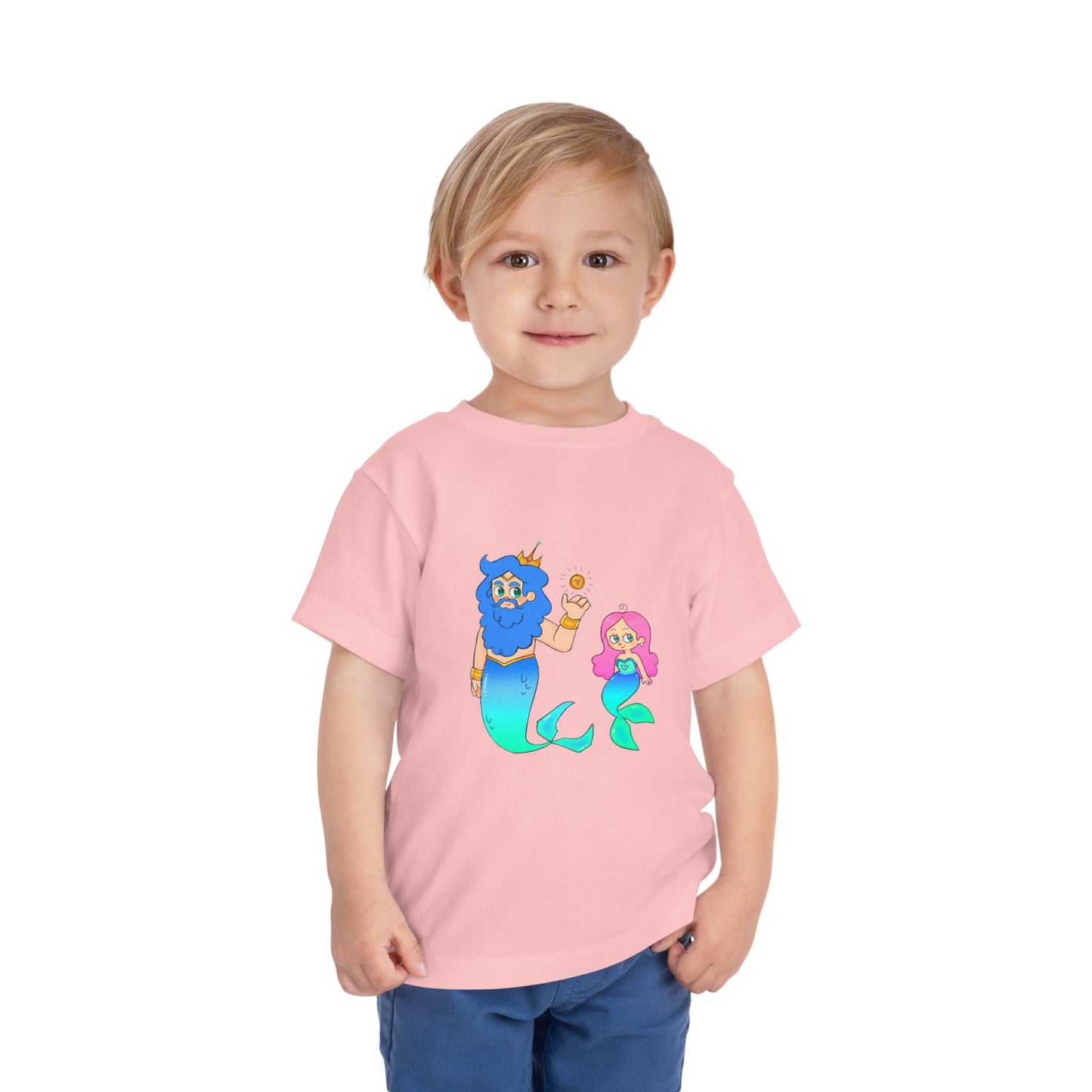 Toddler Tee - Heart Sparkle Mermaid Shirt