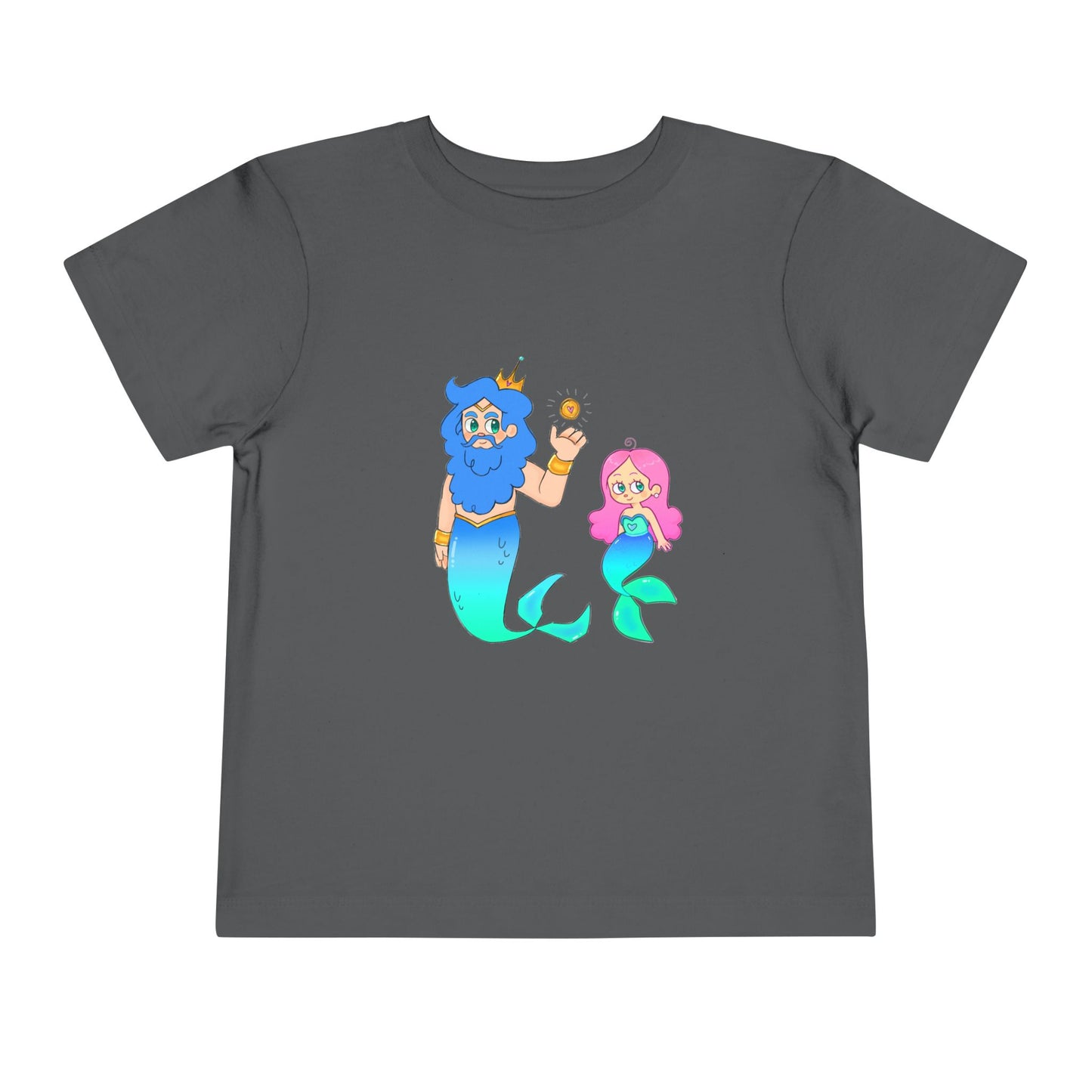 Toddler Tee - Heart Sparkle Mermaid Shirt