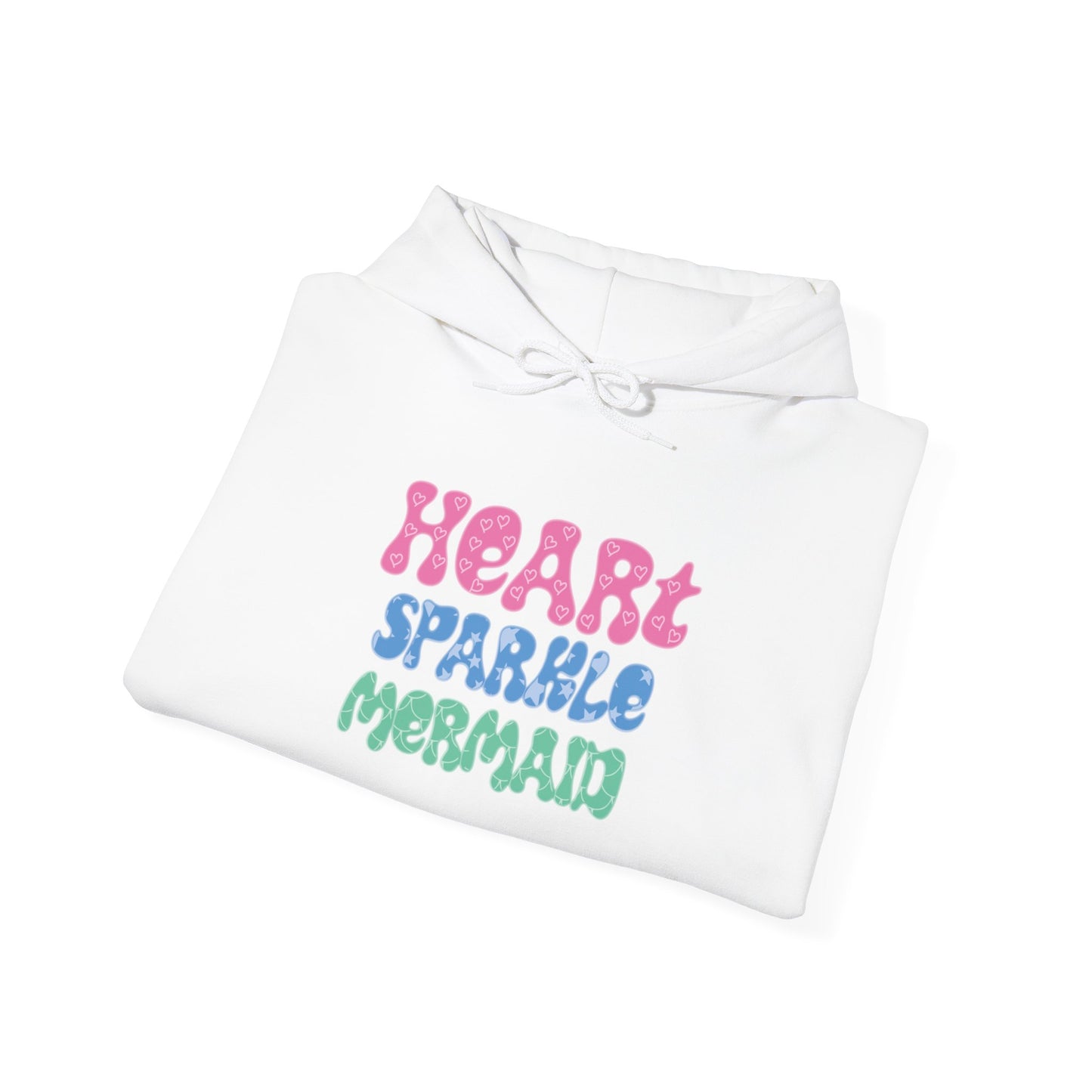 Heart Sparkle Mermaid Hoodie