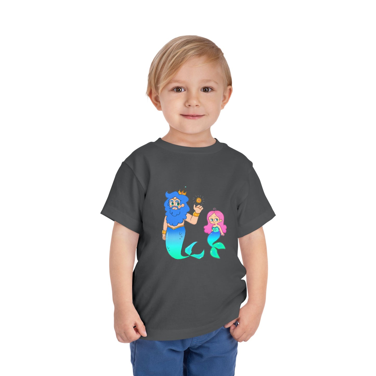 Toddler Tee - Heart Sparkle Mermaid Shirt