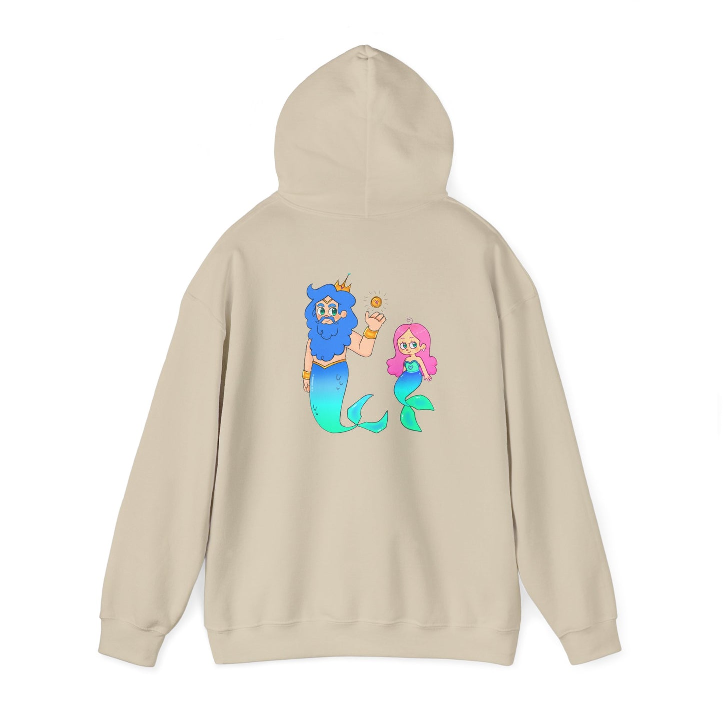 Heart Sparkle Mermaid Hoodie