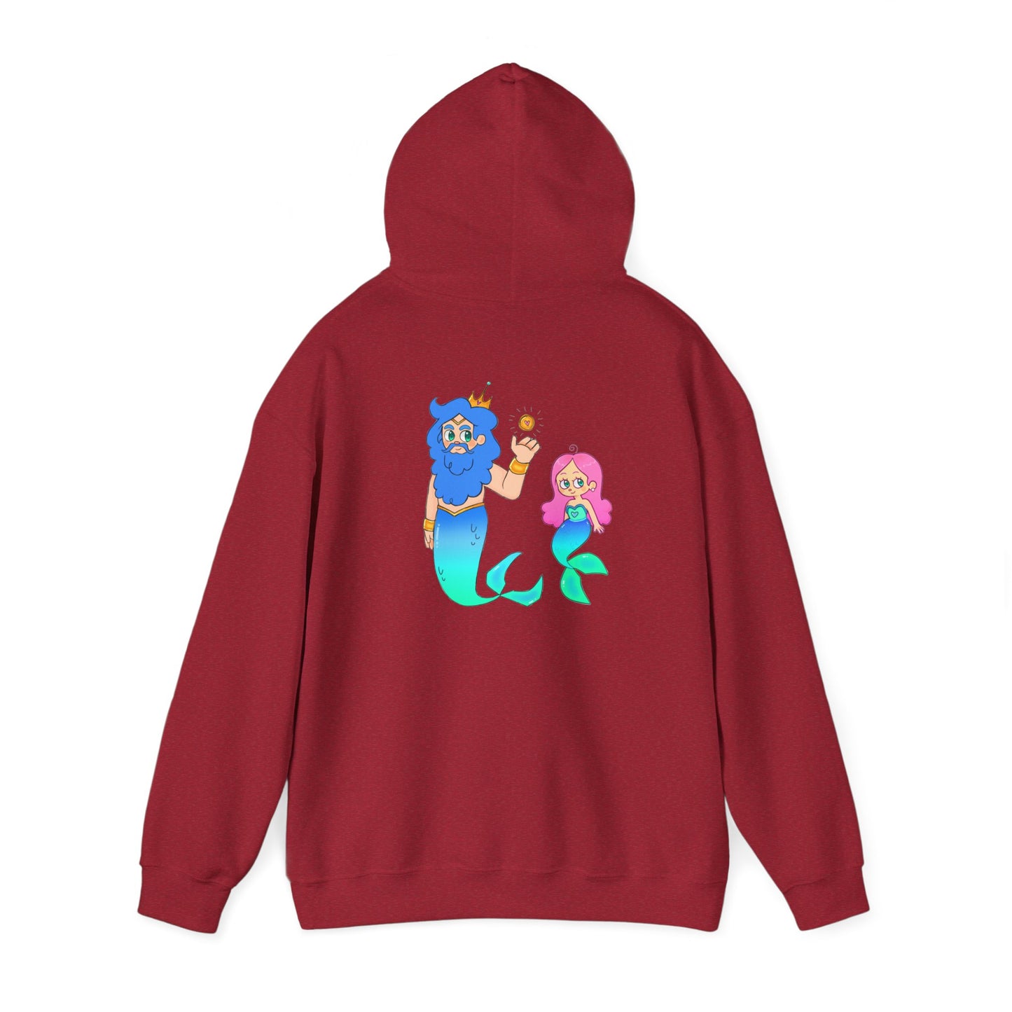 Heart Sparkle Mermaid Hoodie