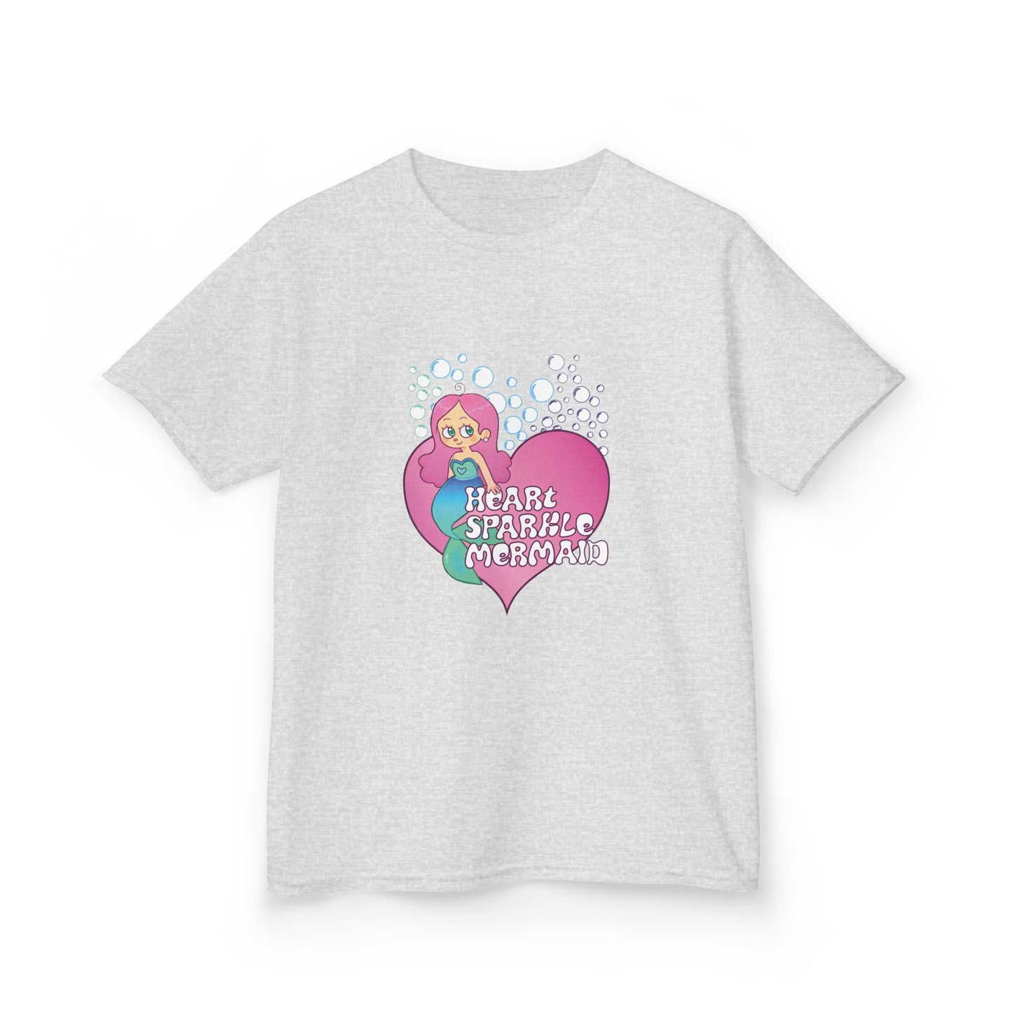 Kids Tee Heart Sparkle Mermaid