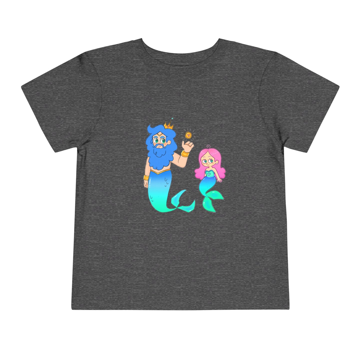 Toddler Tee - Heart Sparkle Mermaid Shirt