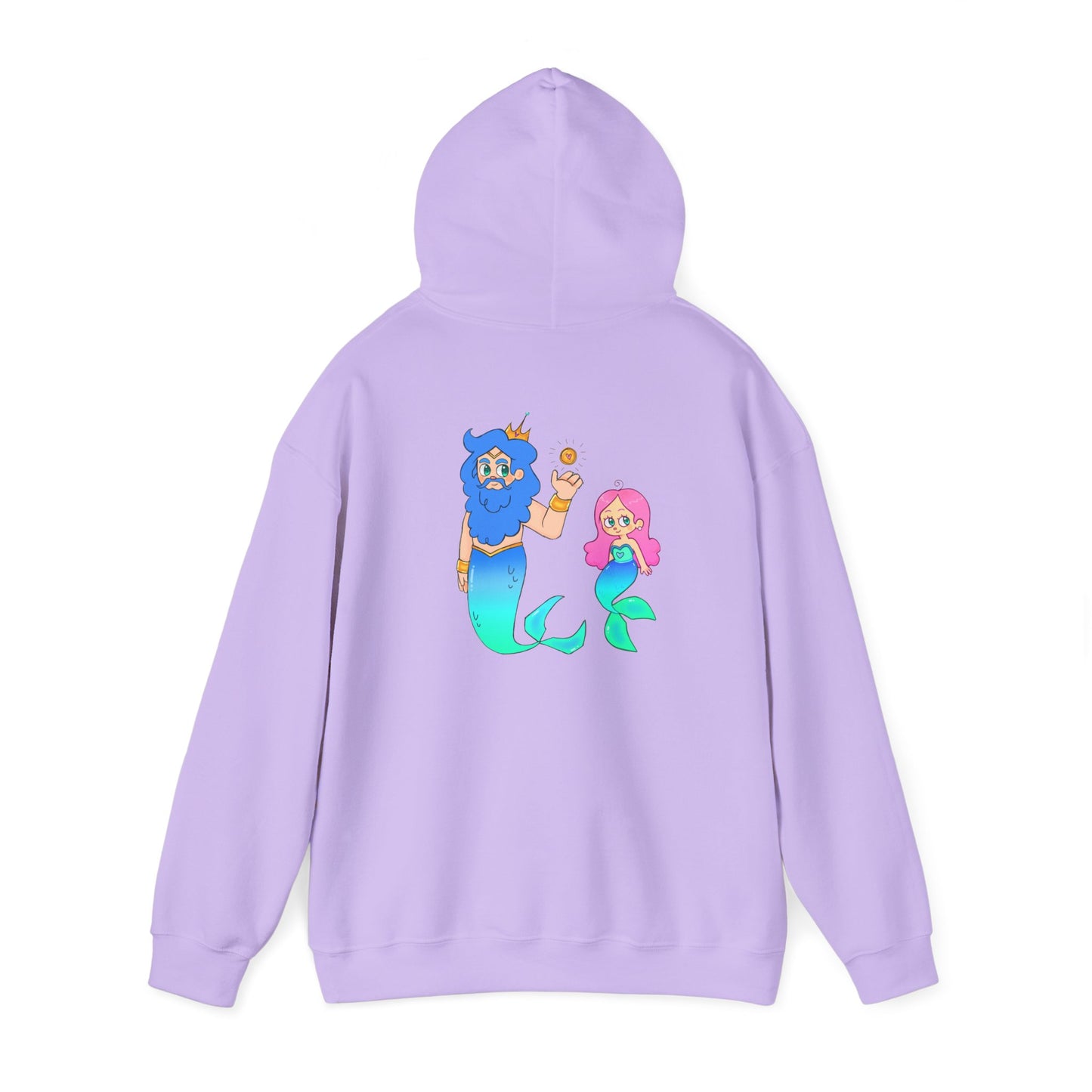 Heart Sparkle Mermaid Hoodie