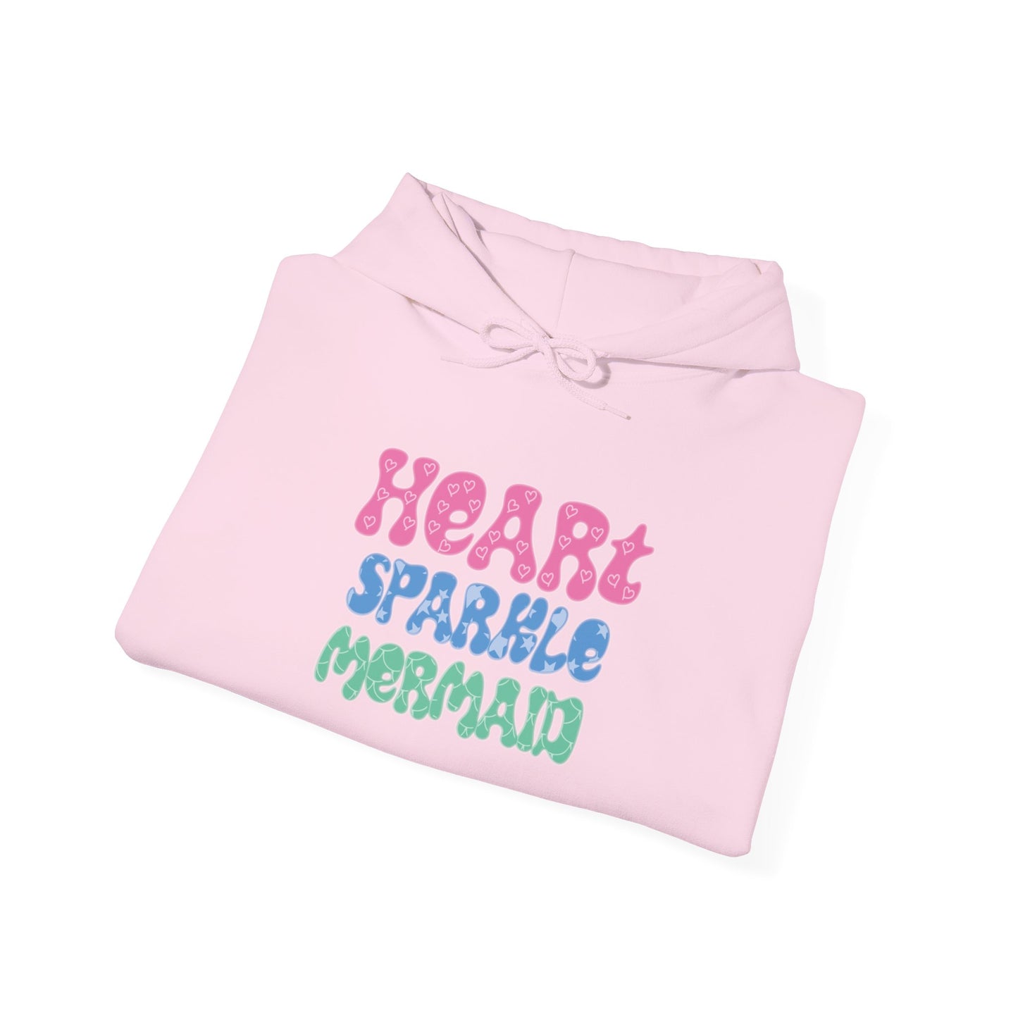 Heart Sparkle Mermaid Hoodie