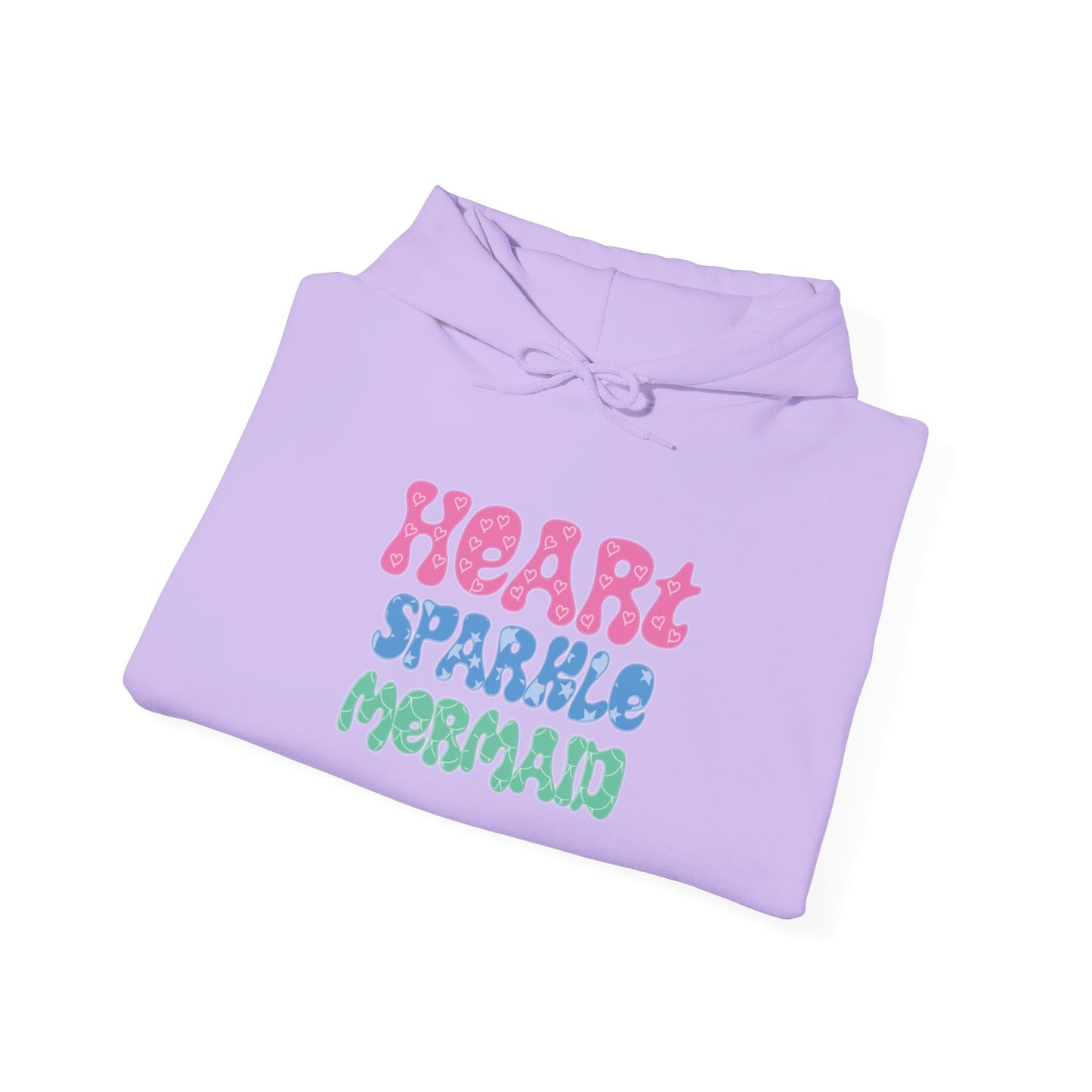 Heart Sparkle Mermaid Hoodie