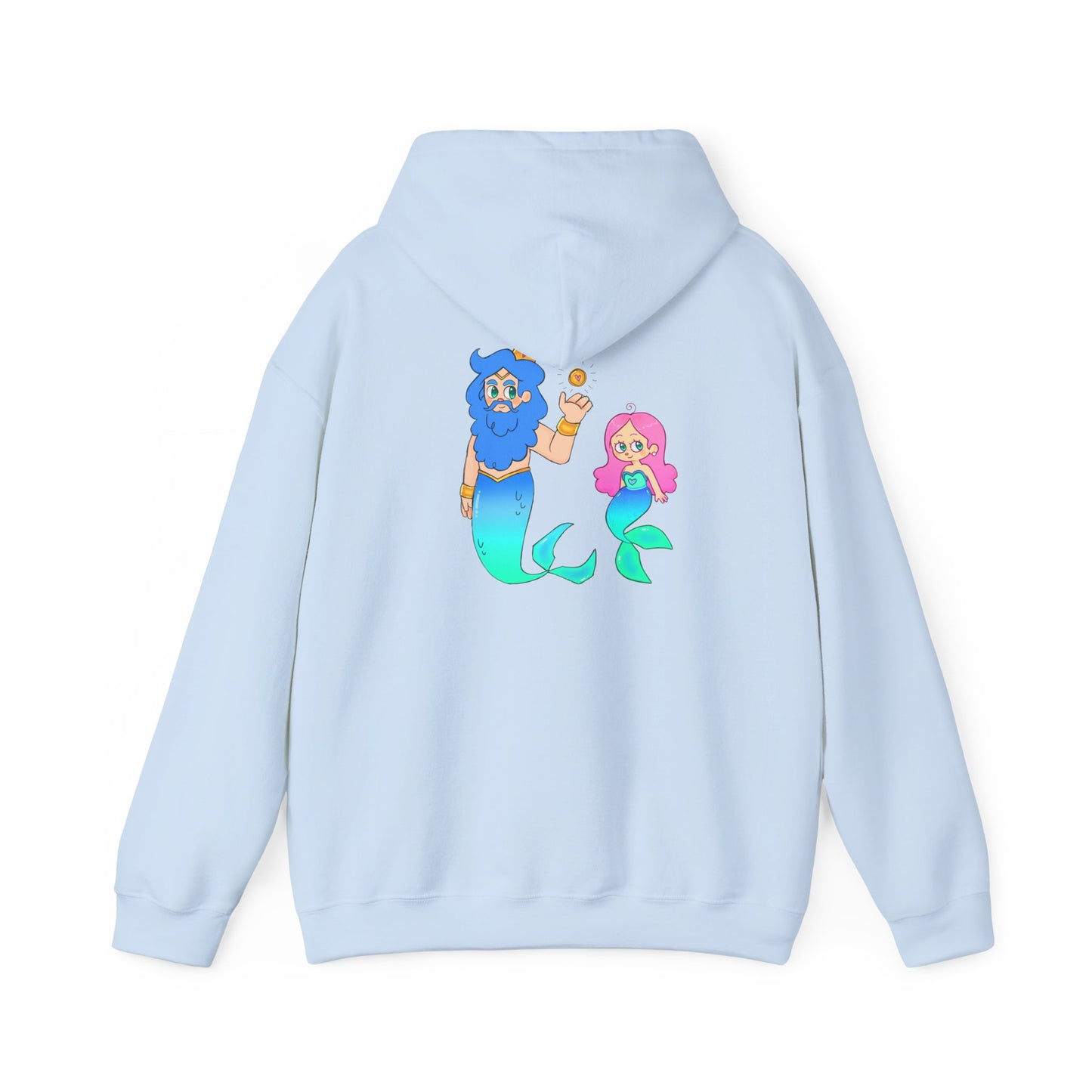 Heart Sparkle Mermaid Hoodie