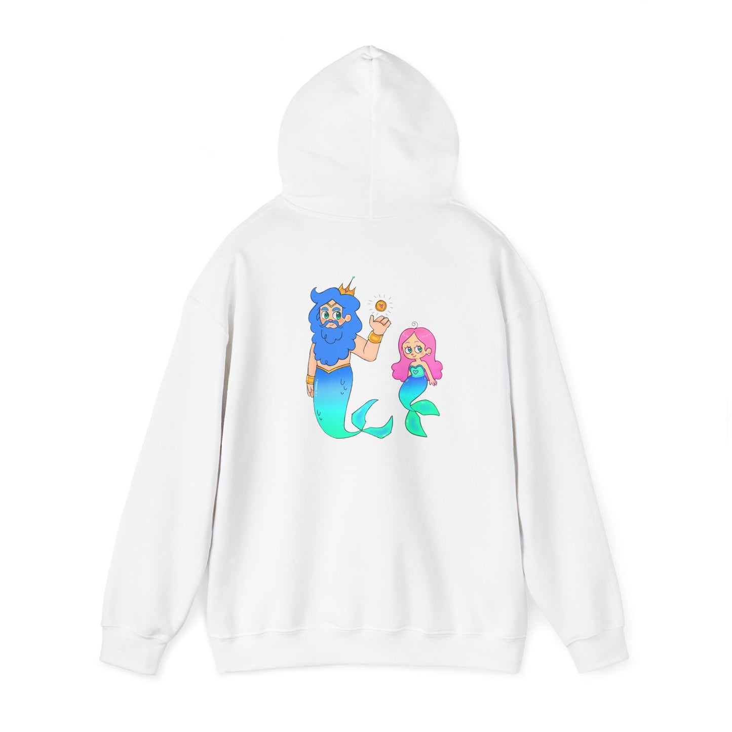 Heart Sparkle Mermaid Hoodie