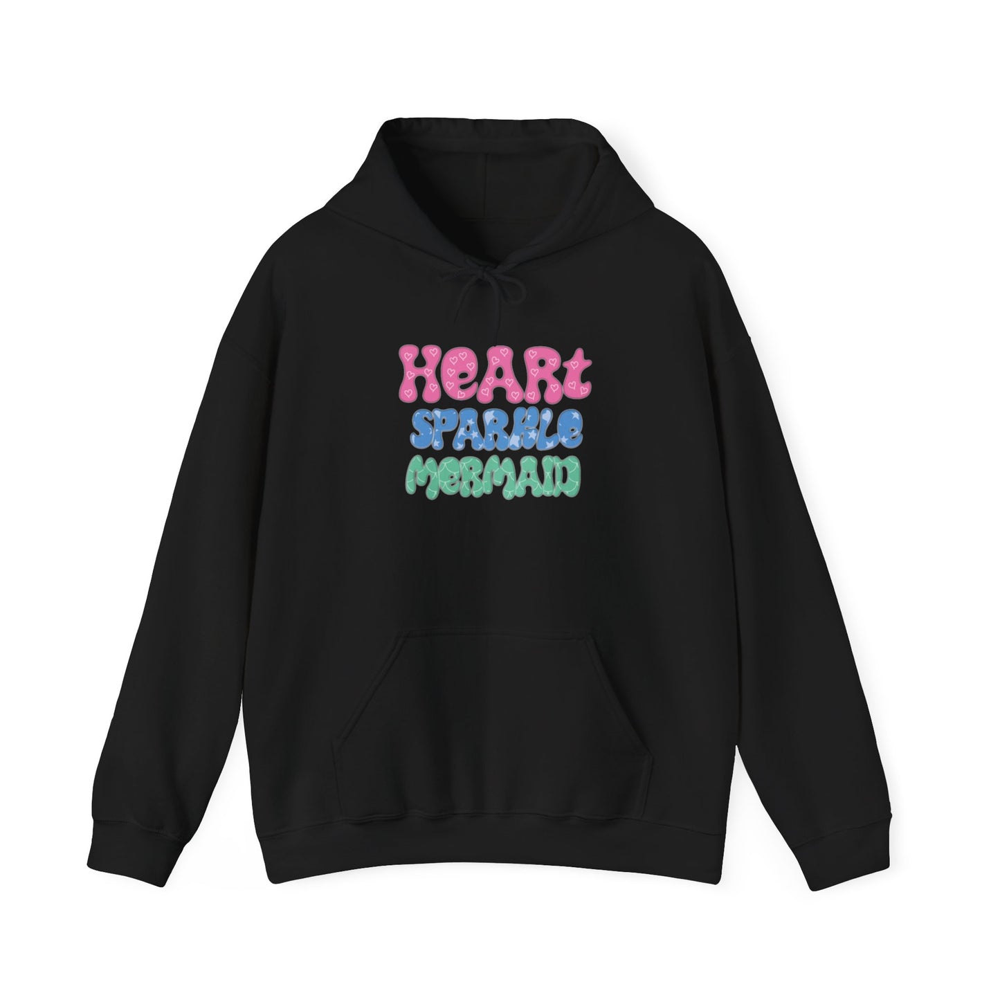 Heart Sparkle Mermaid Hoodie