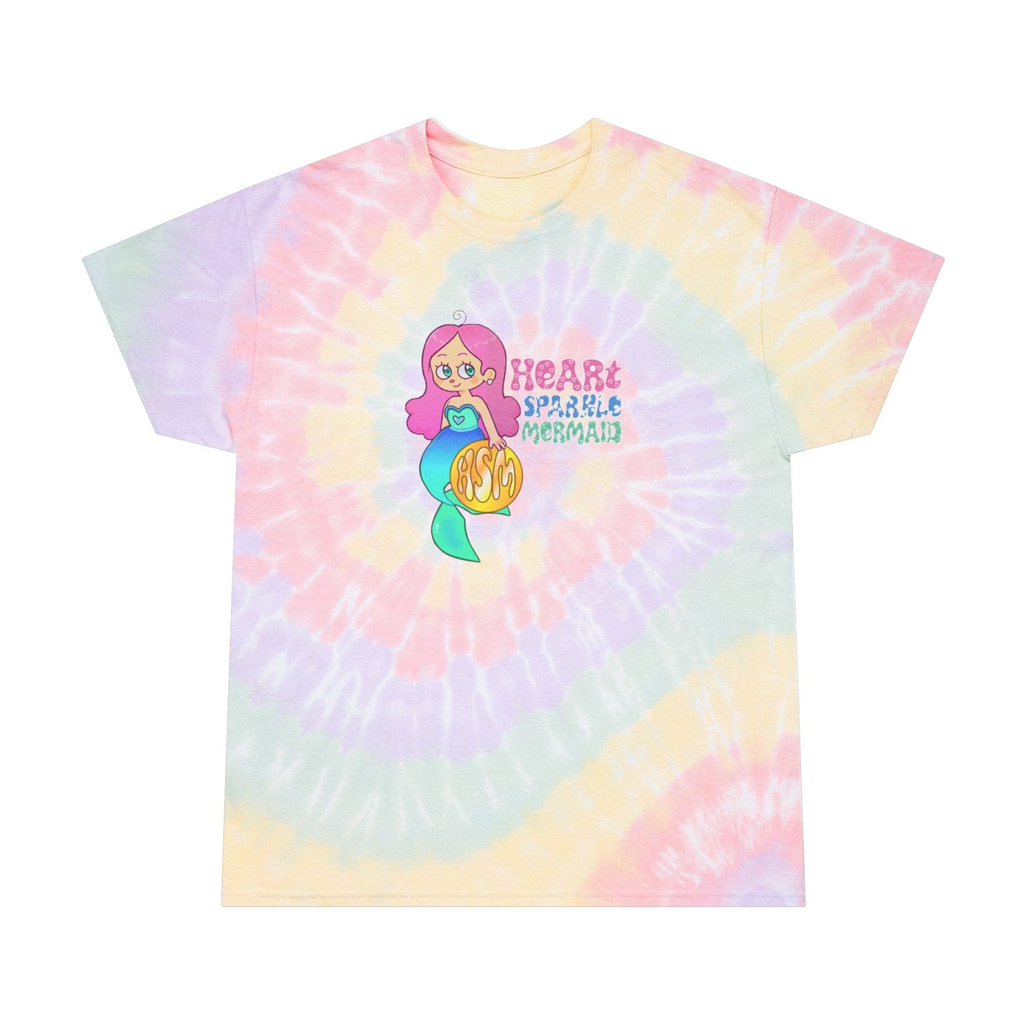 Tie-Dye Tee - Heart Sparkle Mermaid