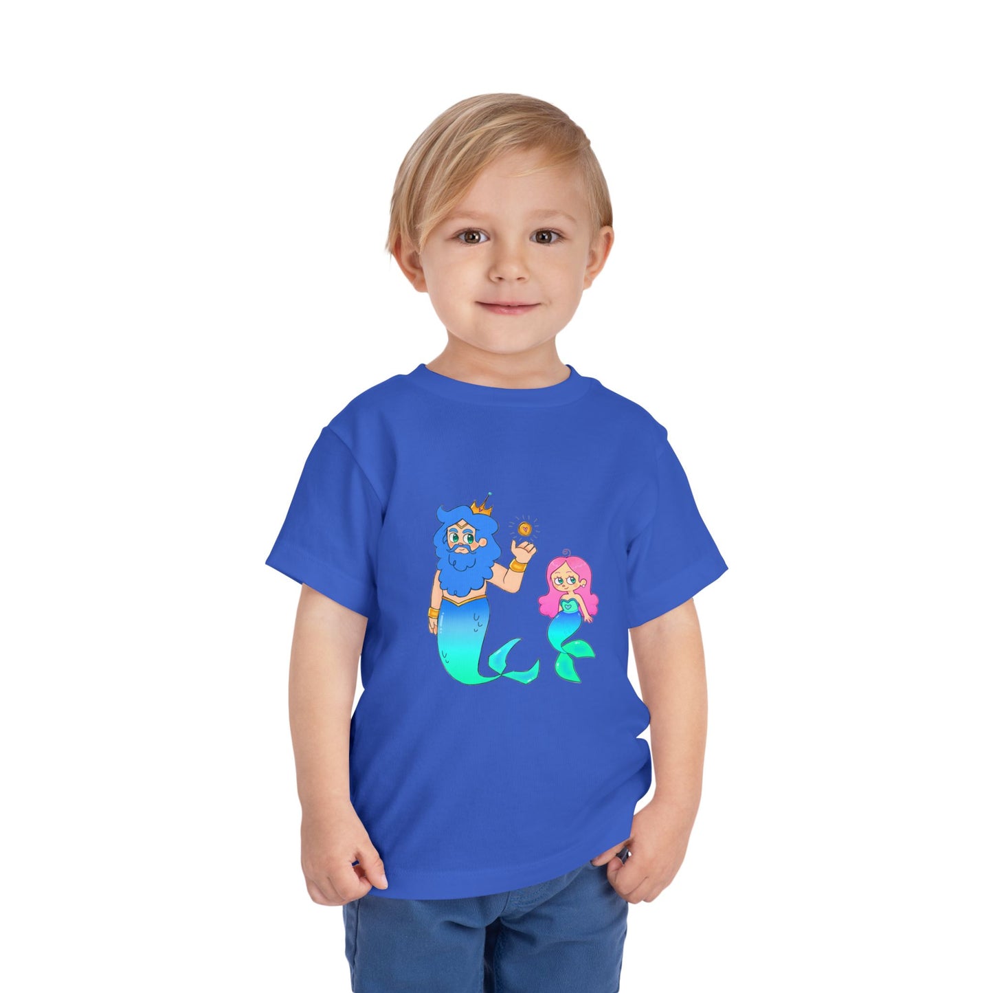 Toddler Tee - Heart Sparkle Mermaid Shirt