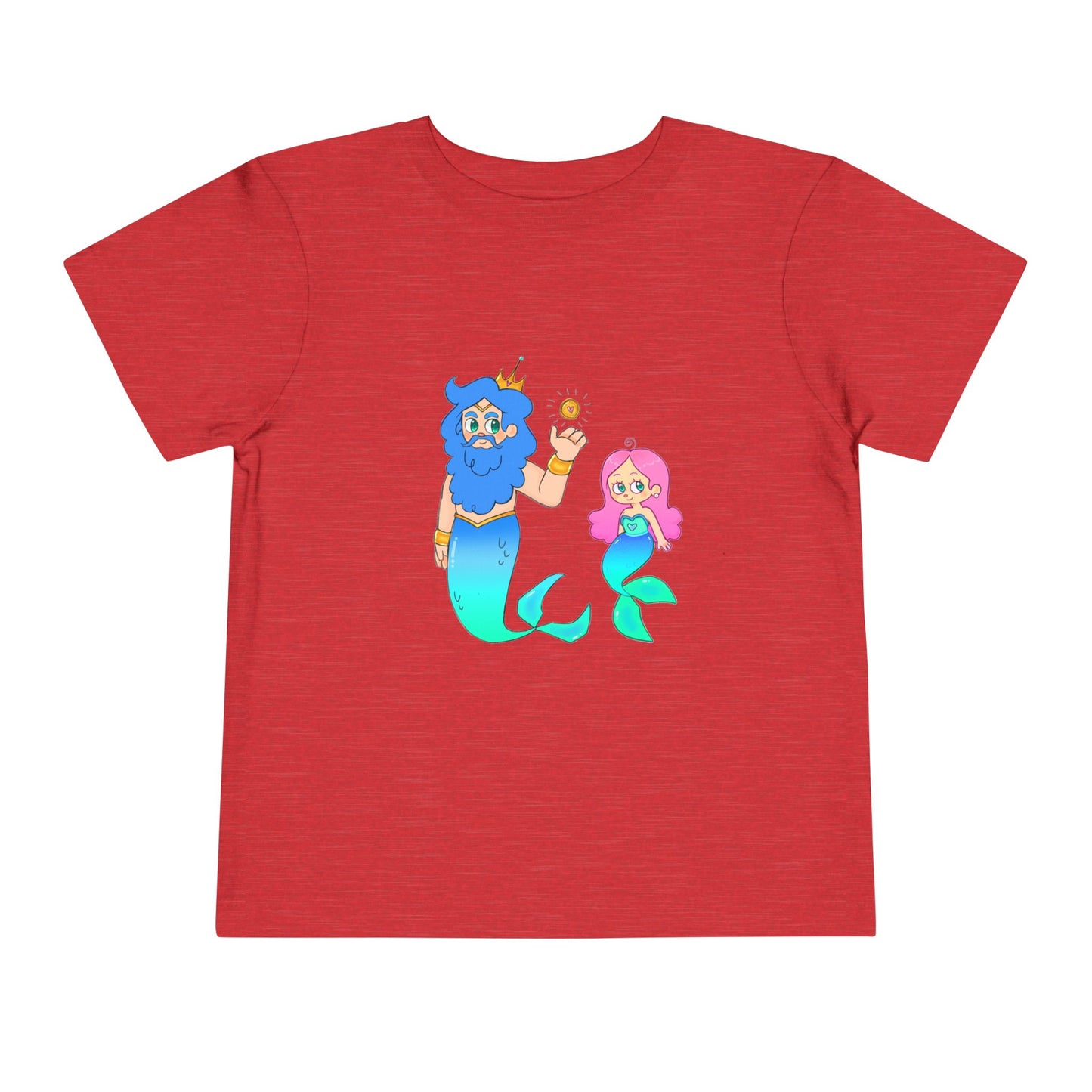 Toddler Tee - Heart Sparkle Mermaid Shirt