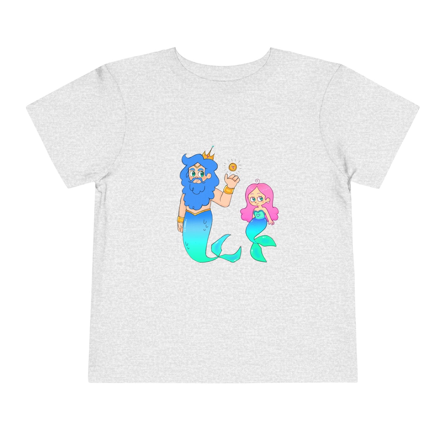 Toddler Tee - Heart Sparkle Mermaid Shirt